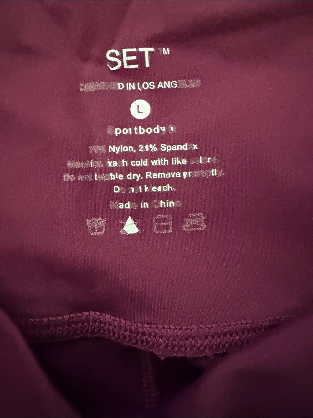 Set Active Sporty Stripe Leggings - Picture 2 of 3
